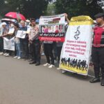 Aksi Damai Pengungsi Afghanistan dalam Peringatan Hari Genosida Hazara